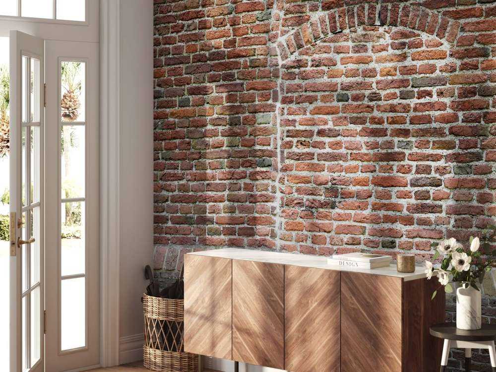 Vecchio muro incrinato