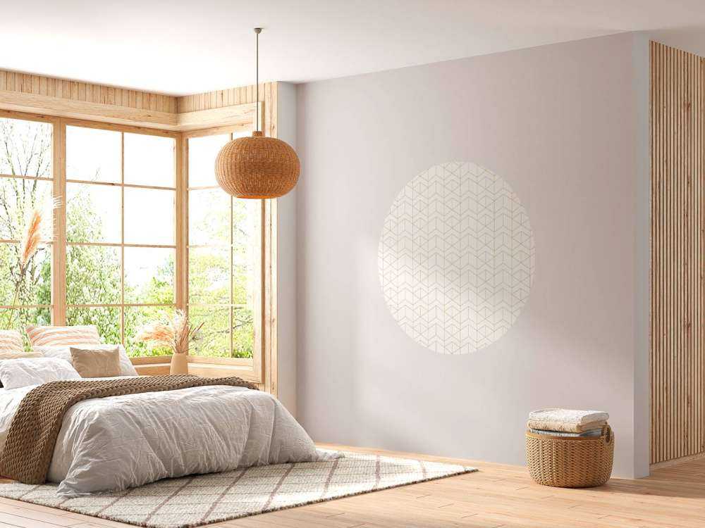 Piastrelle bianche geometriche