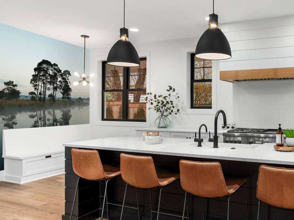 Alberi lungo i boschi