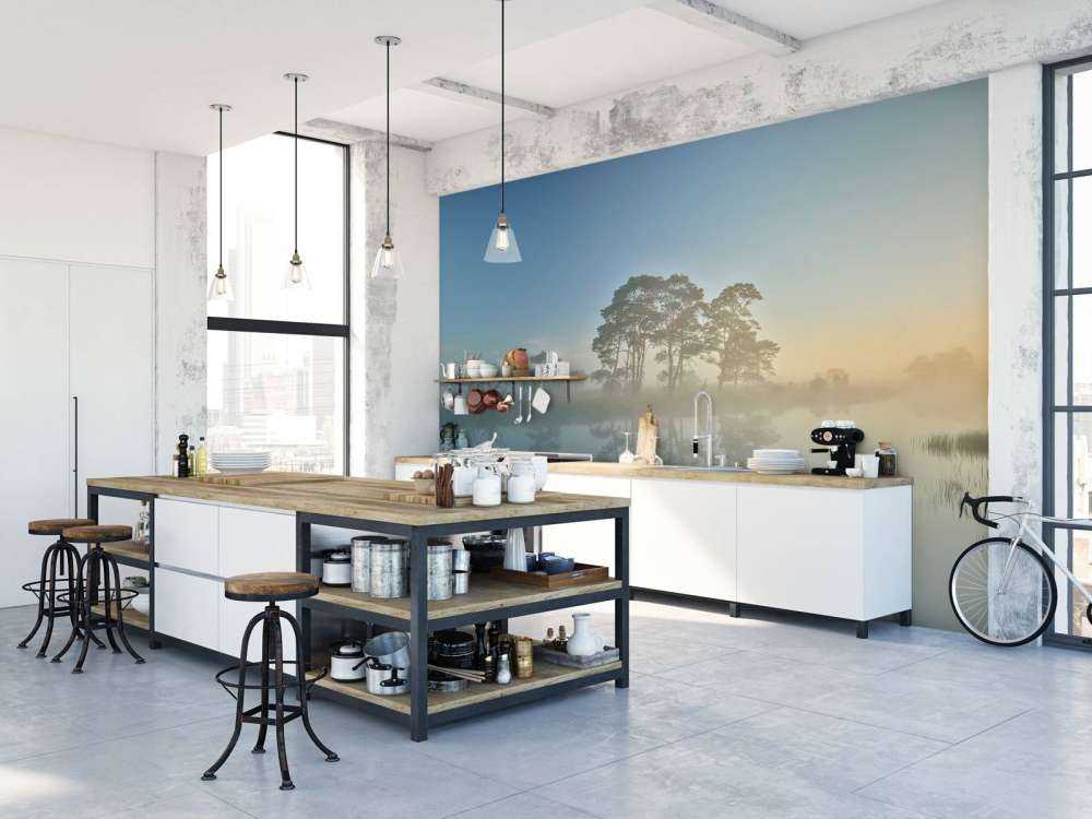 Nebbia nella brughiera