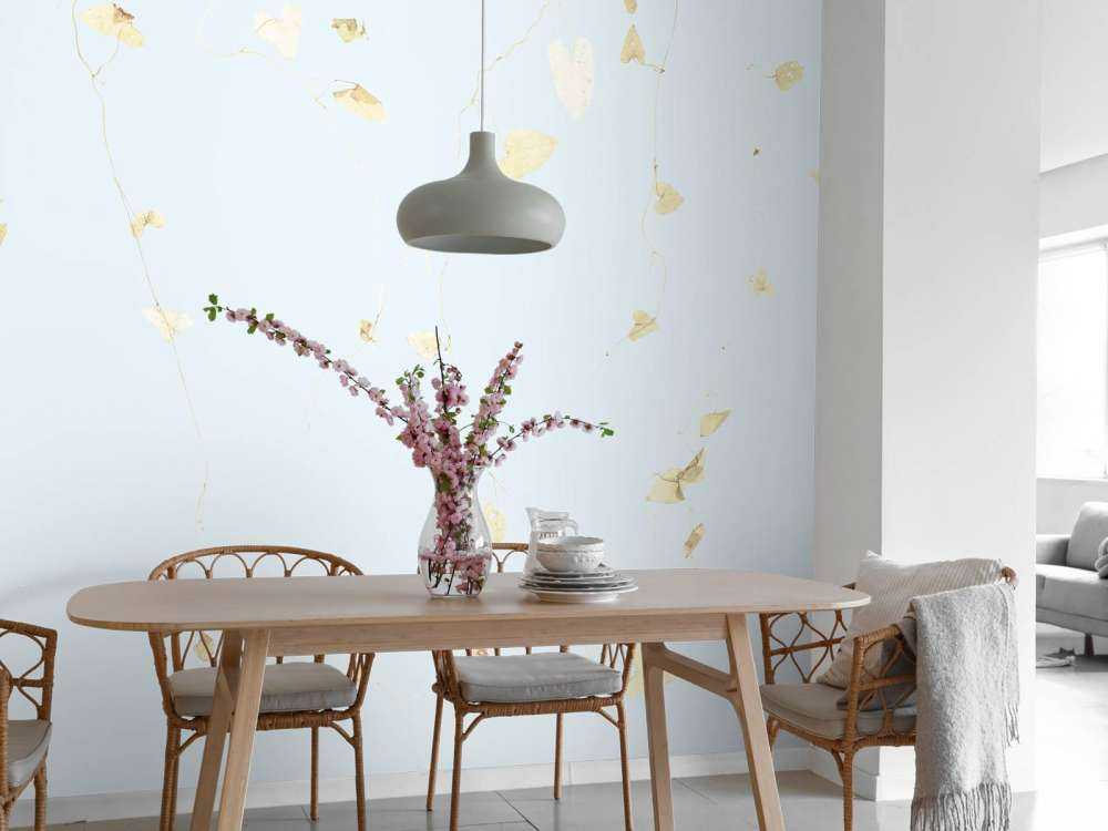 Rami di biancospino - blu baby