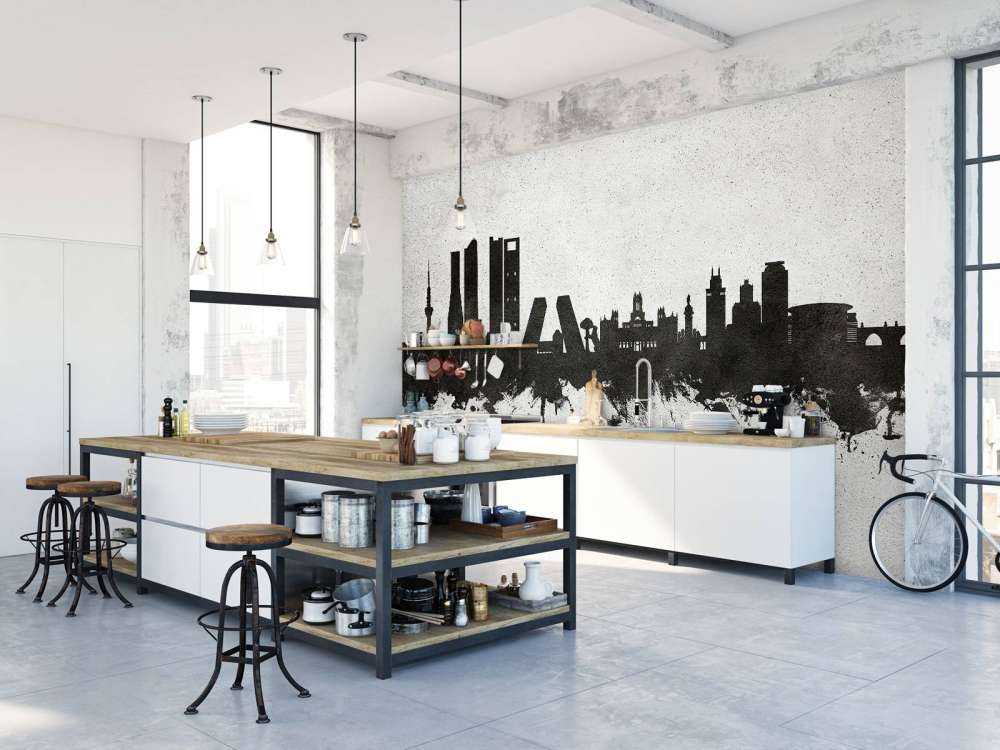 Acquerello skyline, Madrid