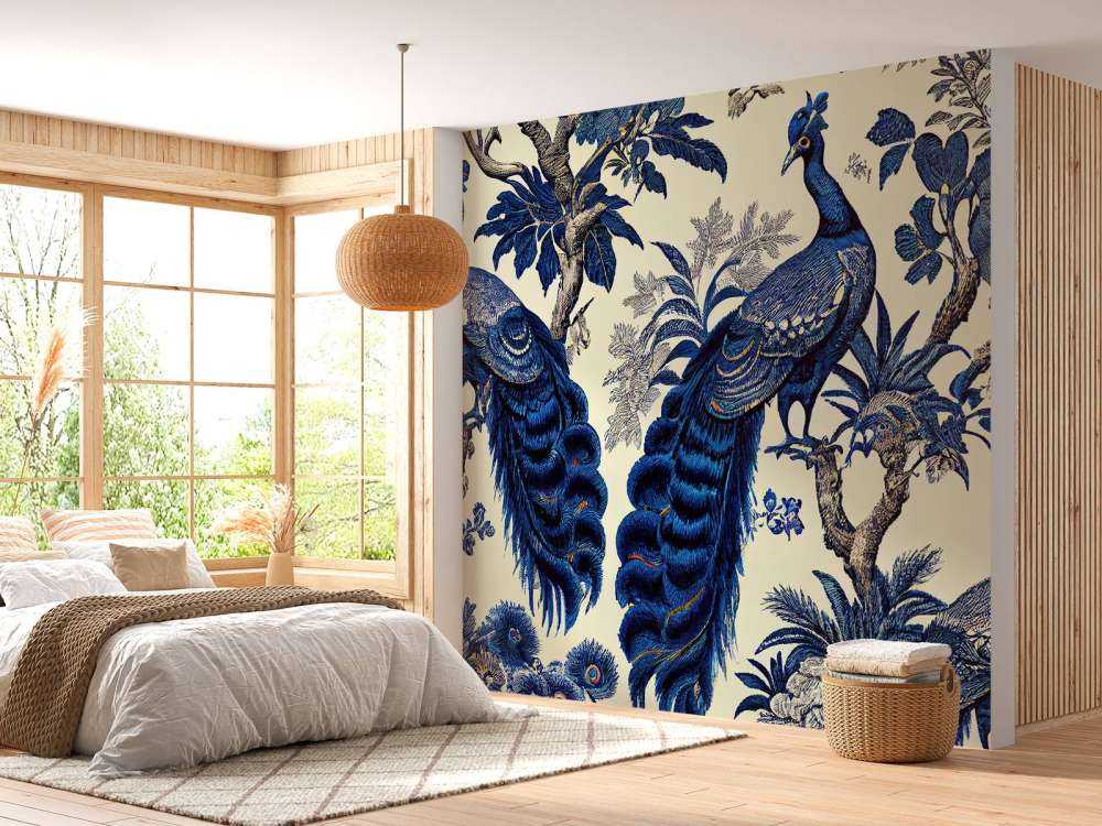 Royal Blue Peacock Splendor