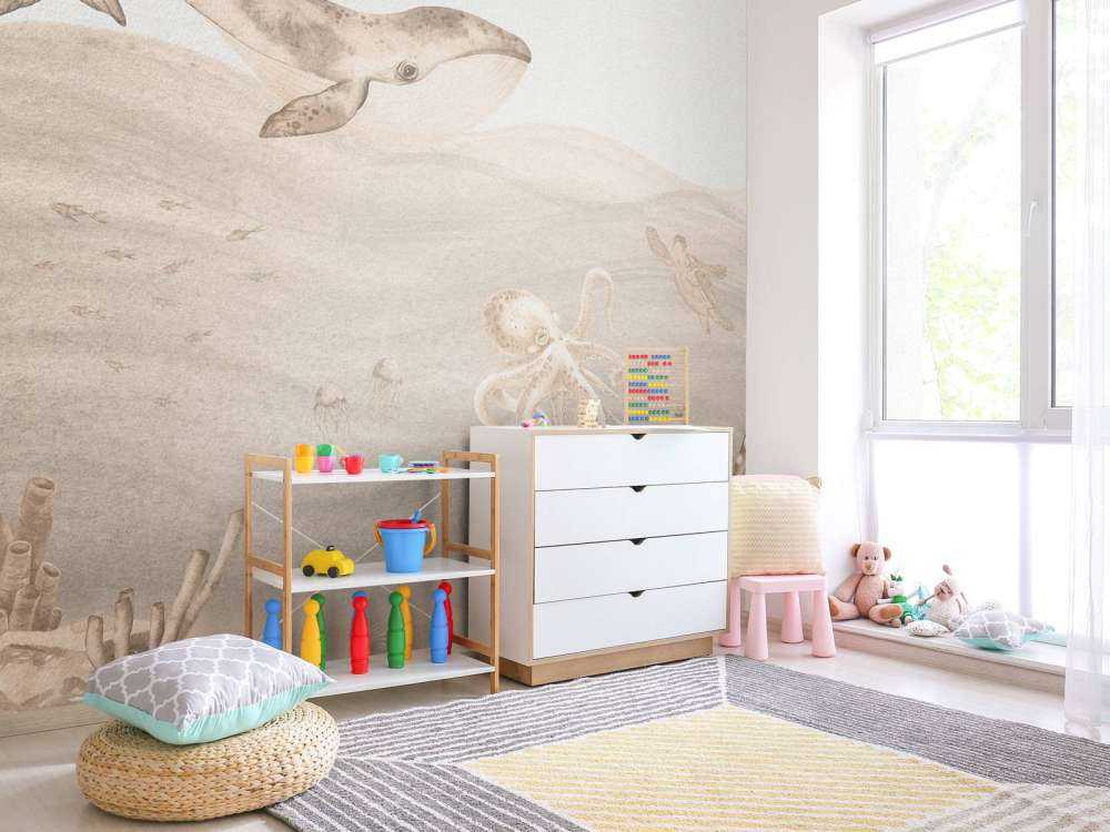 Mondo sottomarino in taupe