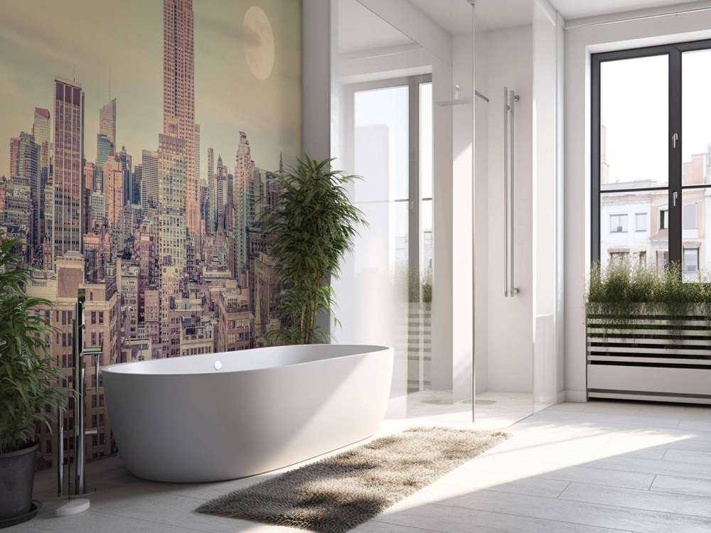 Empire State Building con Manhattan