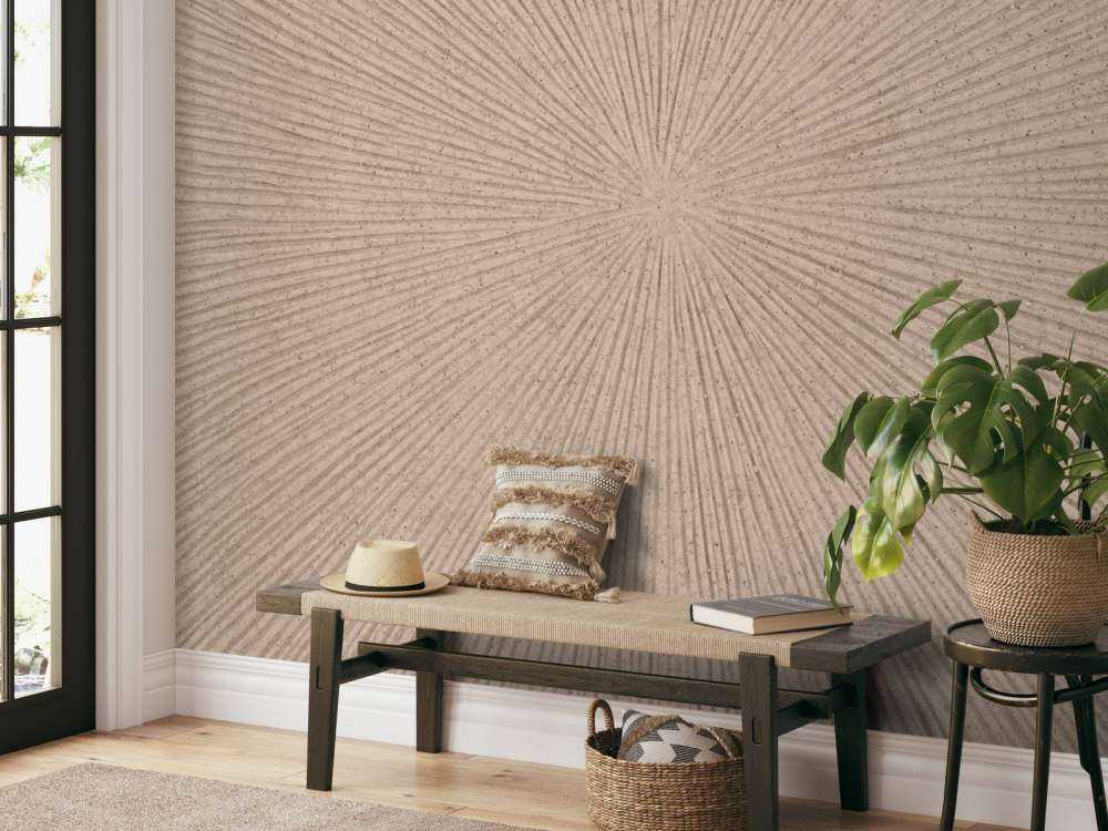 Linee strutturate in beige