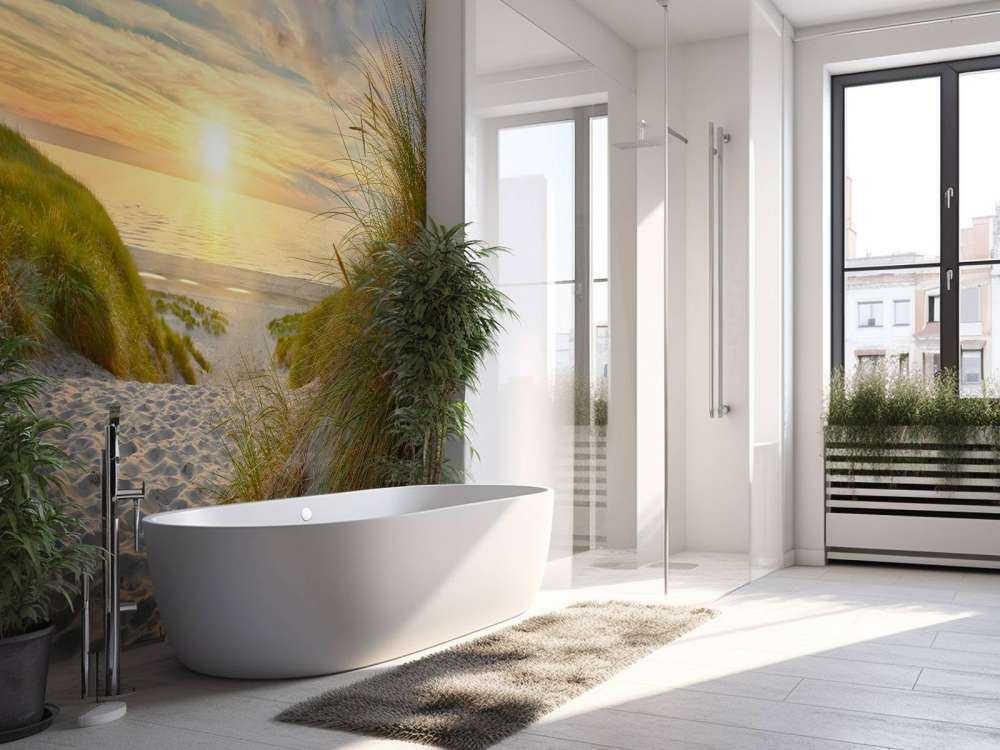 Tramonto sulla spiaggia delle dune