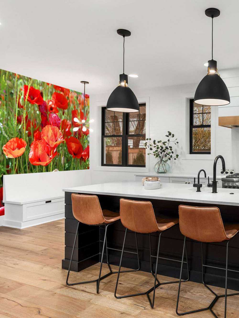 Primo piano di papaveri