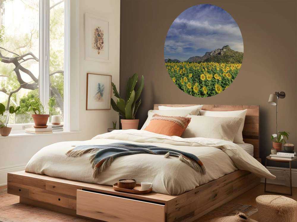 Campo fiorito giallo