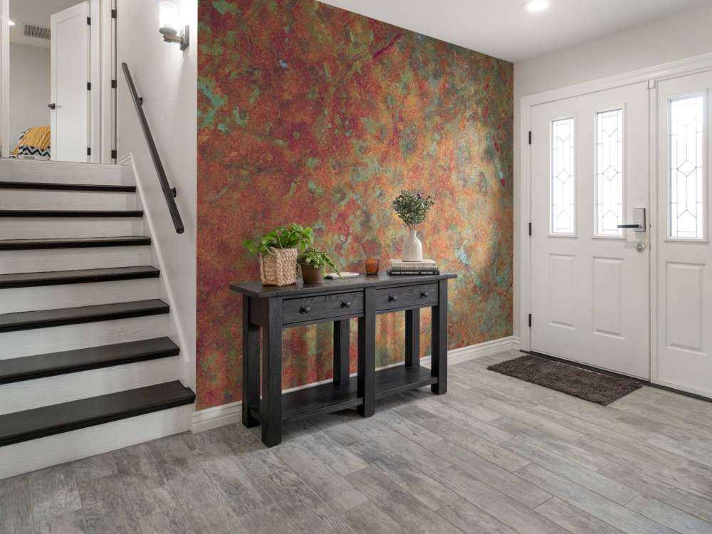 Metallo industriale ossidato