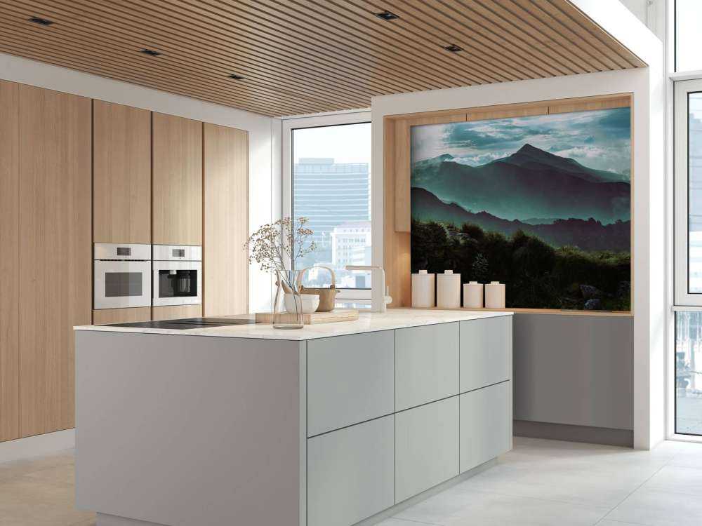 Giungla con montagne