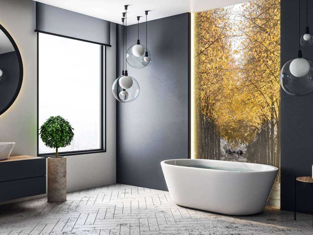 Sentiero tra gli alberi