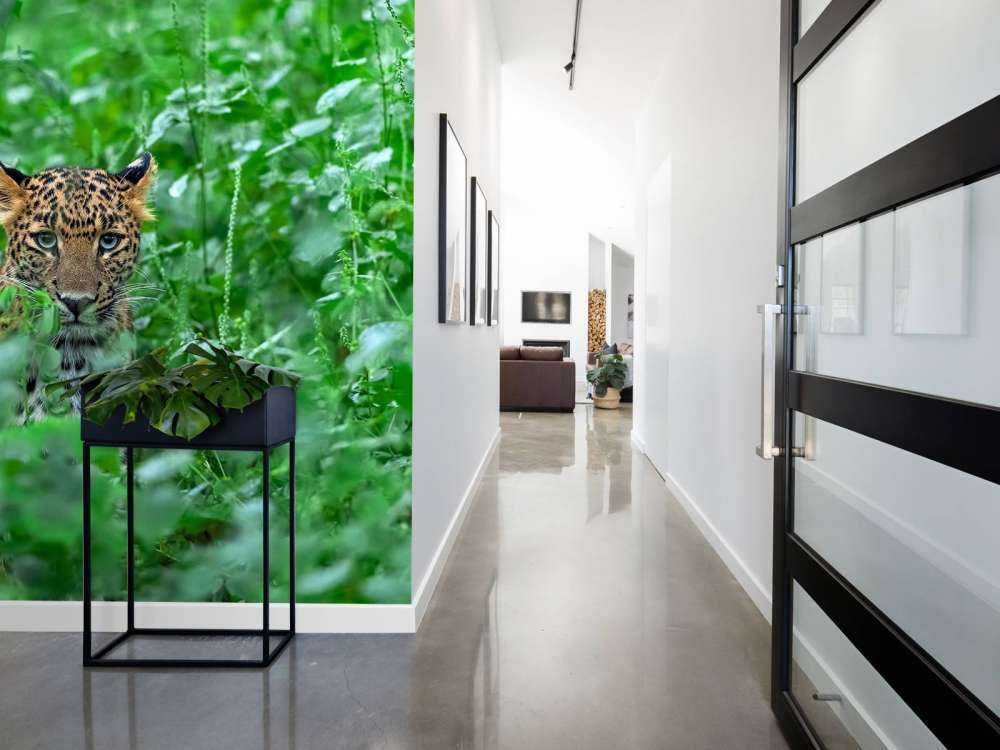 Leopardo nella foresta