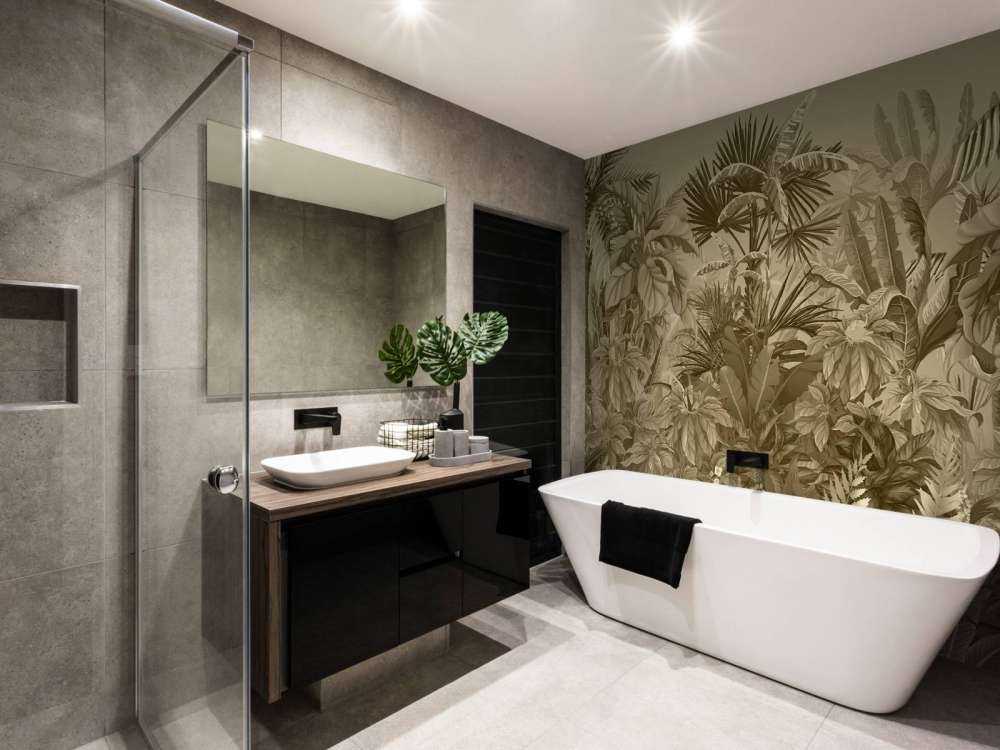 Giungla tropicale color seppia