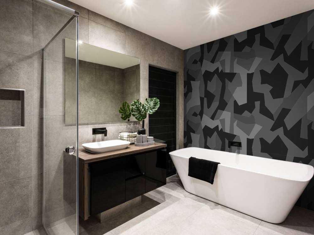 Modello grigio, scuro