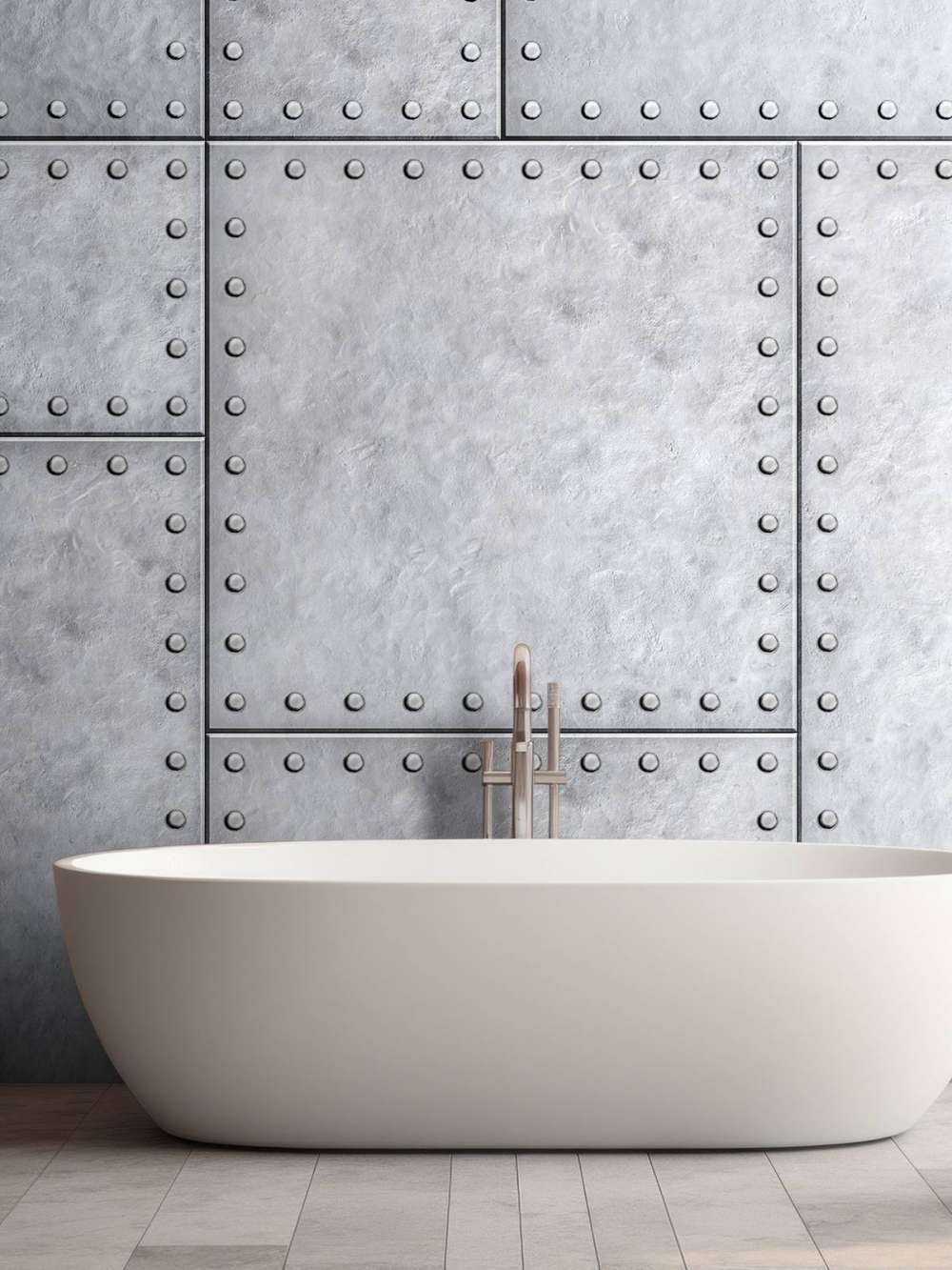 Piastra metallica corazzata