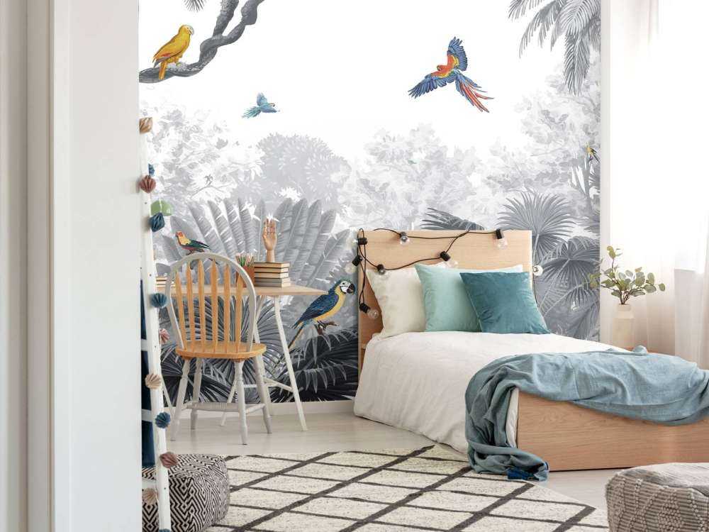 Canopy Jungle - Black and White