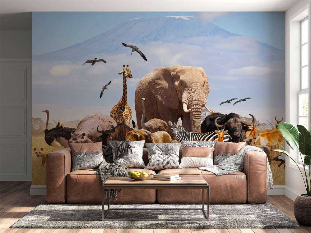 Animali africani sul Kilimangiaro