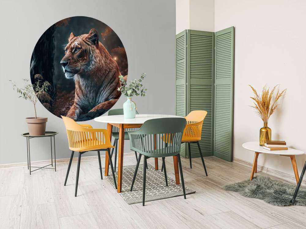 Illustrazione di un leone