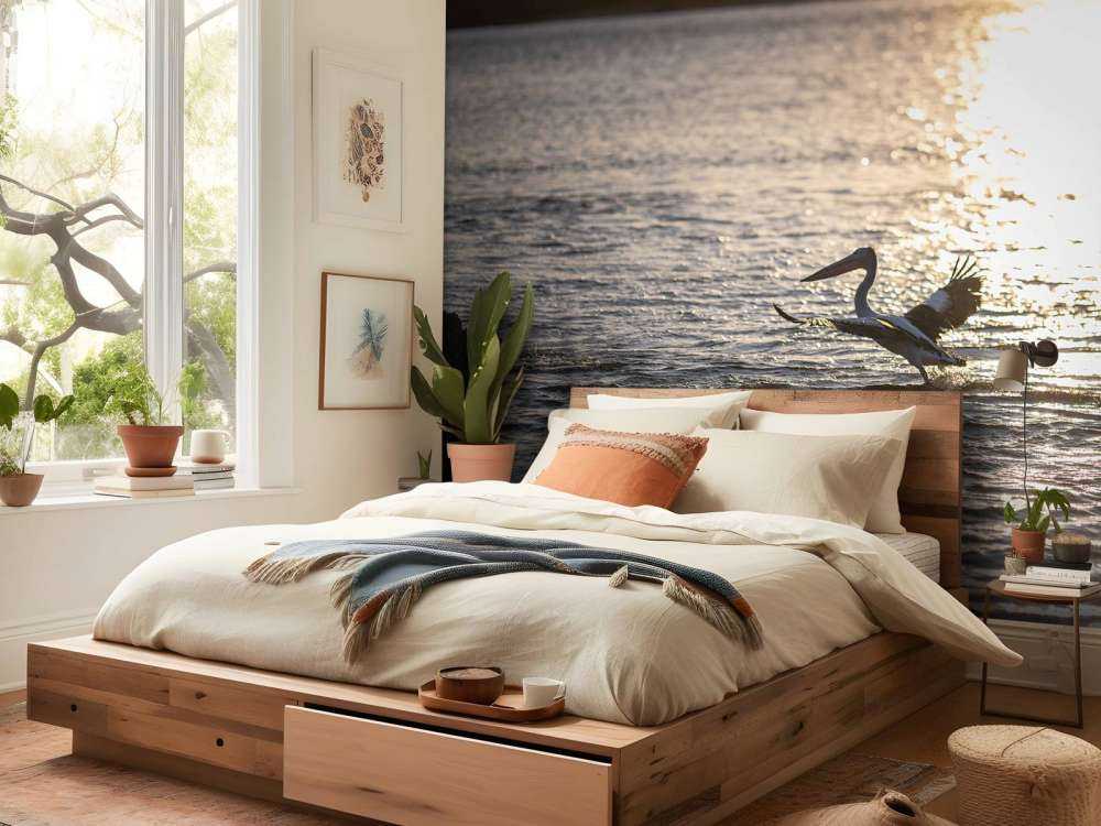 Pellicani al tramonto