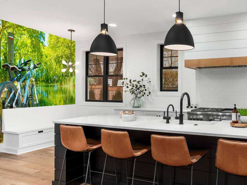 Bicicletta vicino al fiume