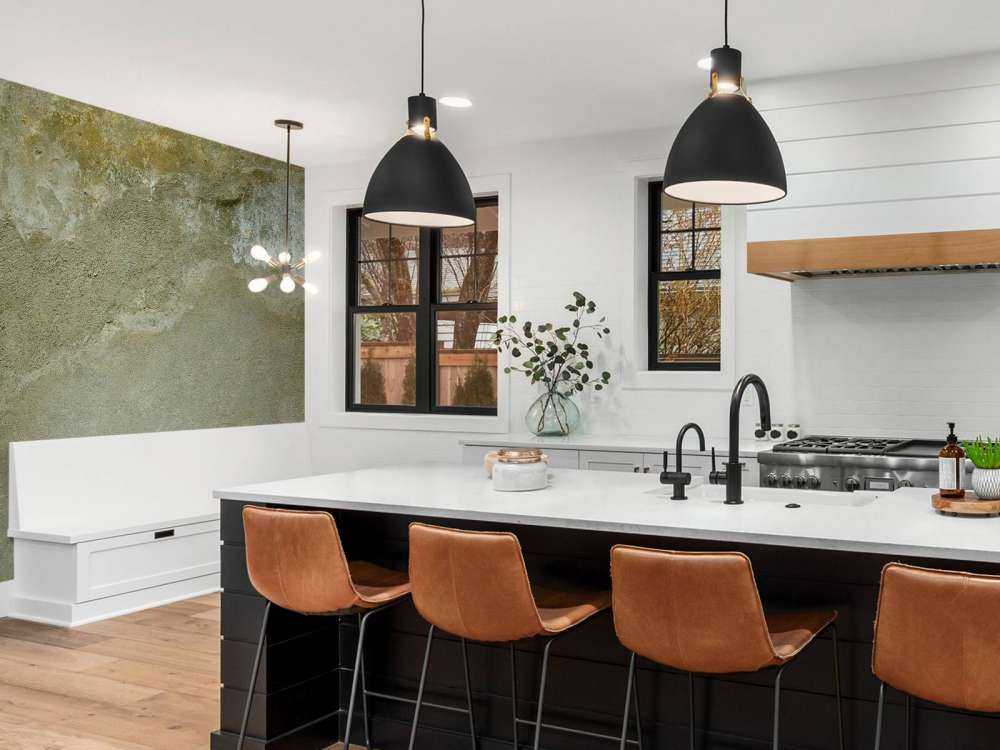 Muro con stucco restaurato