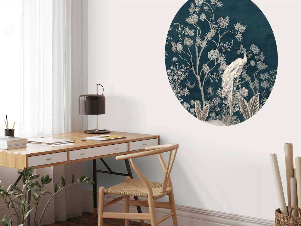 Splendore del Pavone nel Giardino Notturno