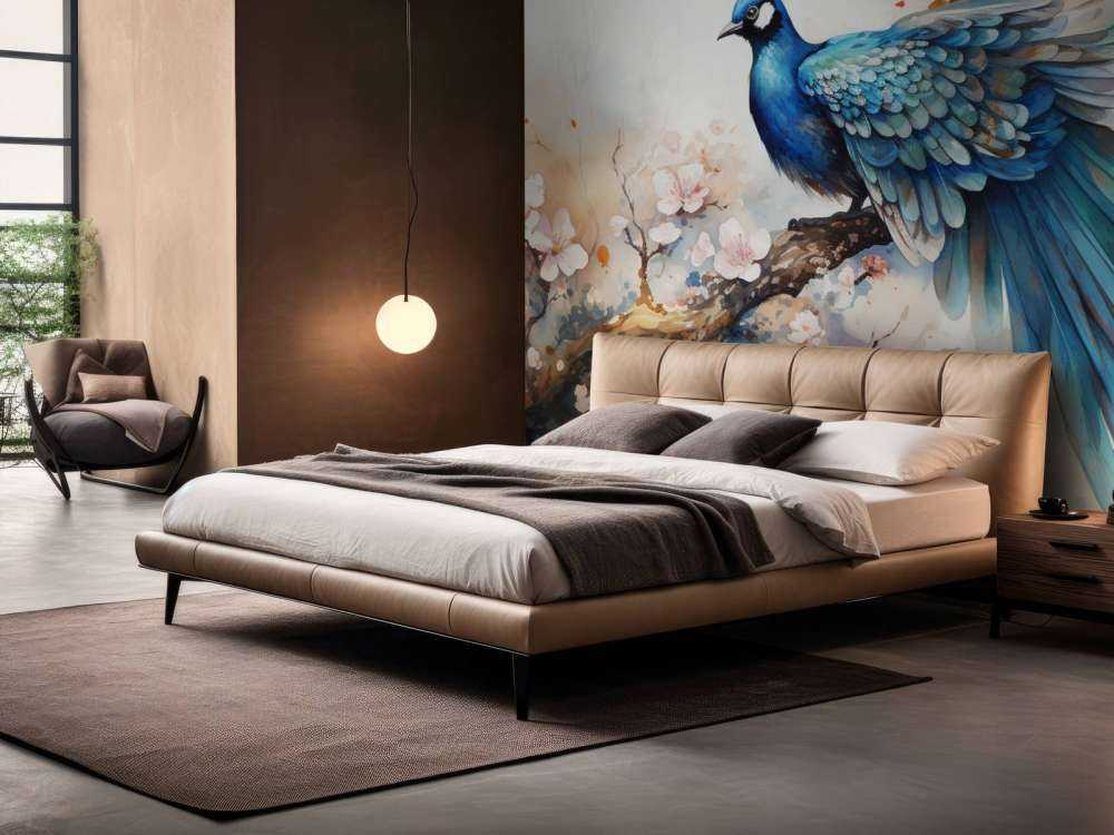 Pavone nella Nebbia di Primavera