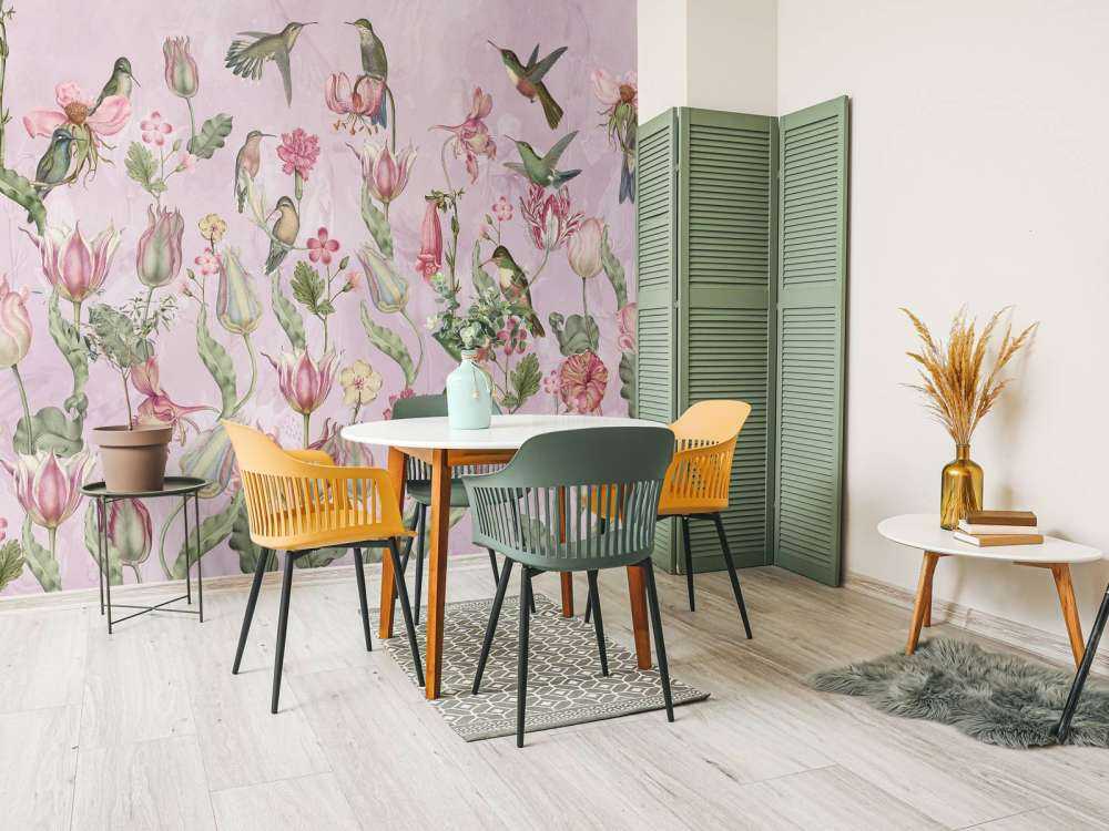 Sinfonia di Colibrì Primaverile - Rosa in Fiore