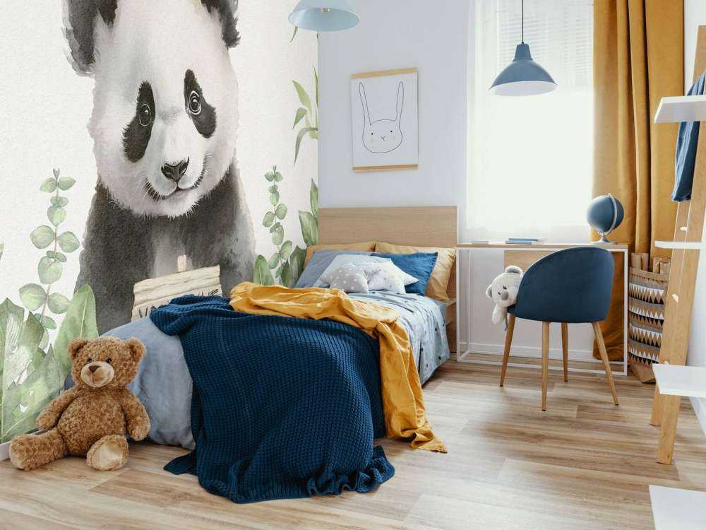 Baby panda nella giungla