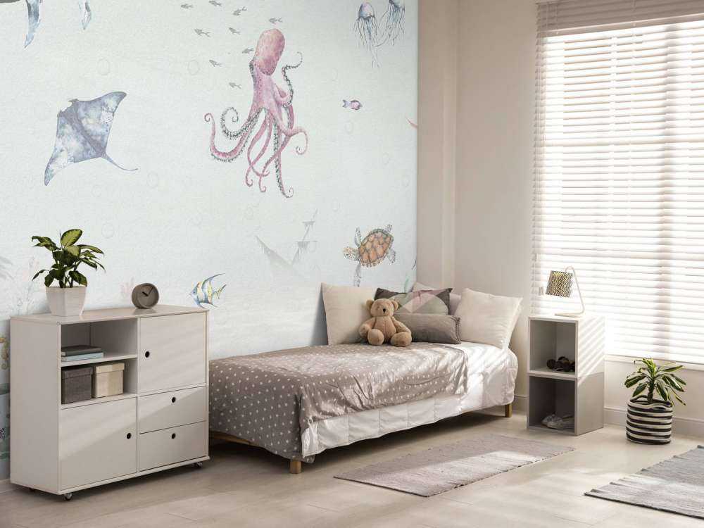 Onderwaterwereld van waterverf