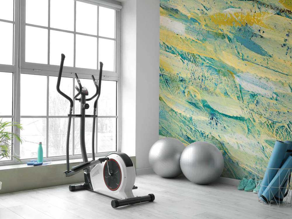 Strisce di vernice colorata