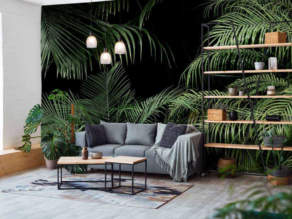 Pianta con foglie verdi