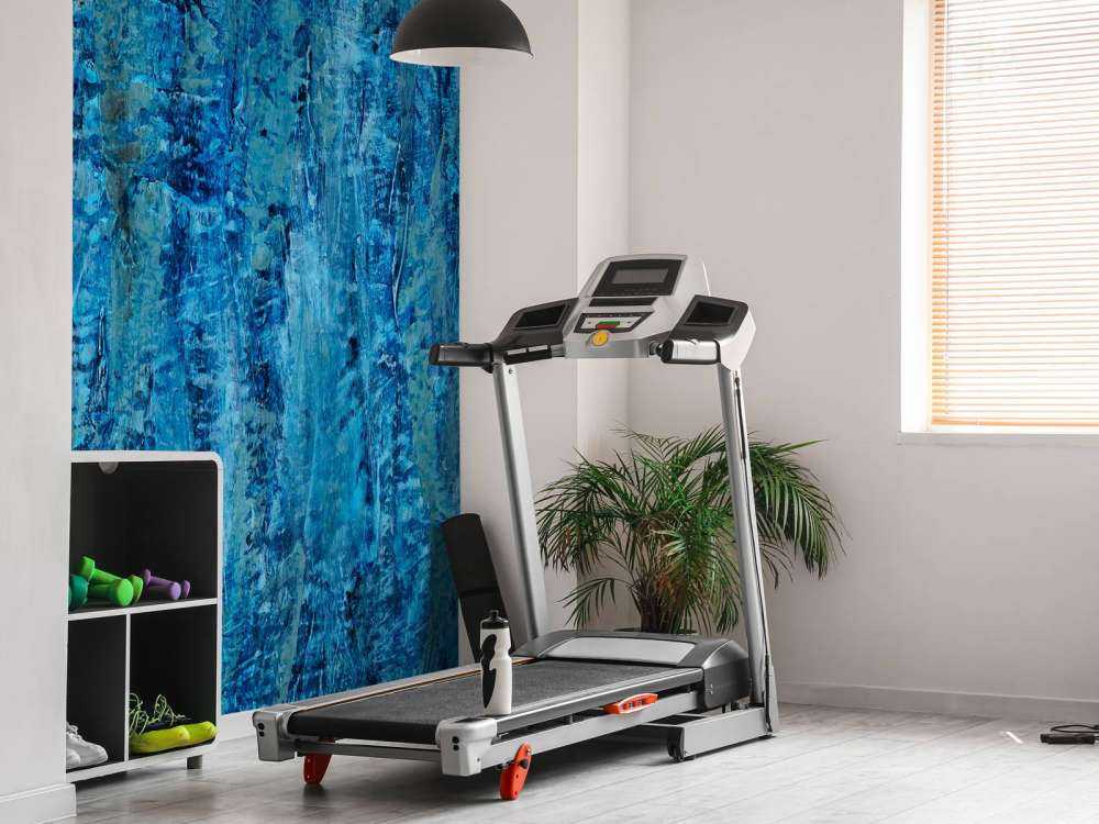 Pittura con sfumature di blu