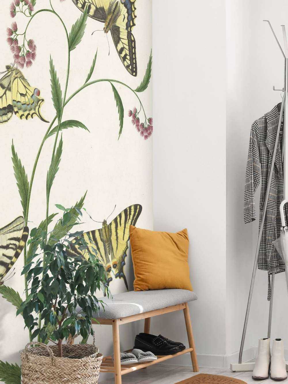 Quattro farfalle sui fiori, Paulus Knogh