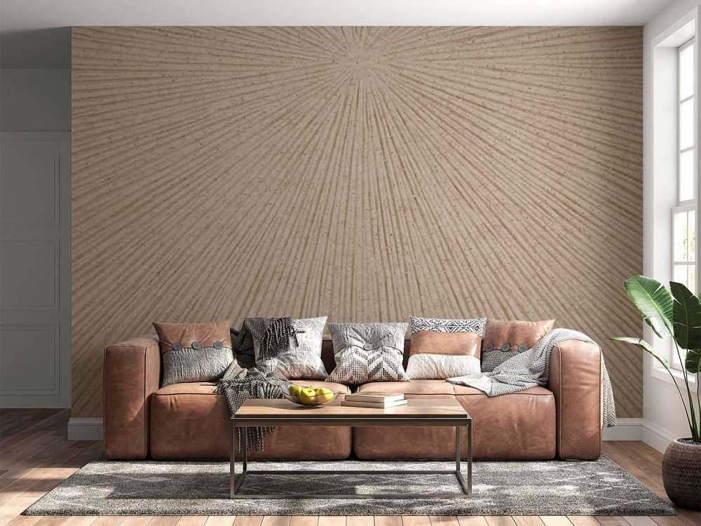 Struttura con linee in beige marrone