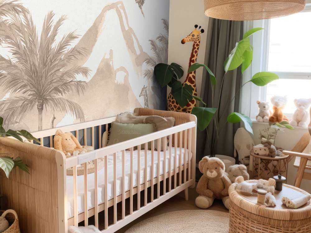 Animali della giungla in taupe