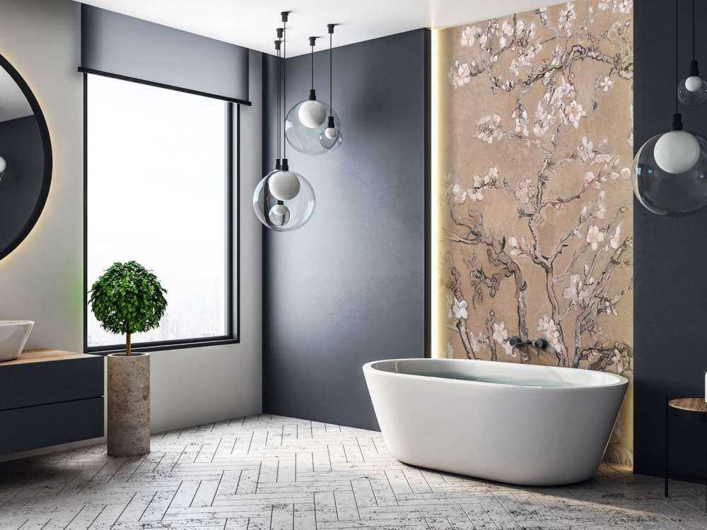 Fiore di mandorlo tinto chiaro