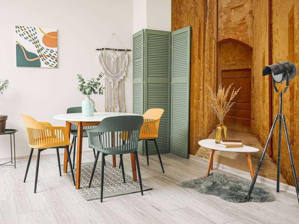 Strada italiana con lanterna