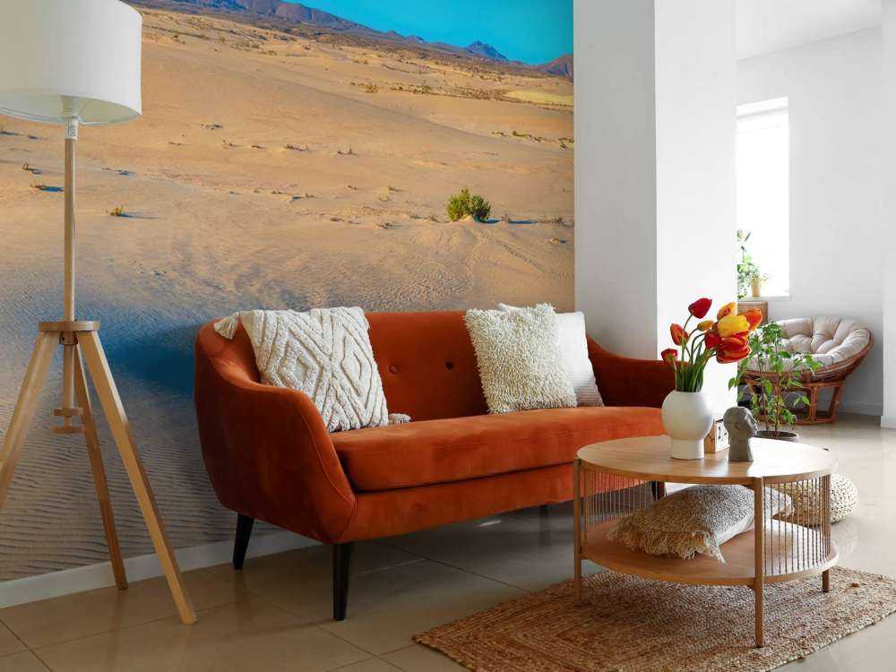 Alba alle dune di sabbia