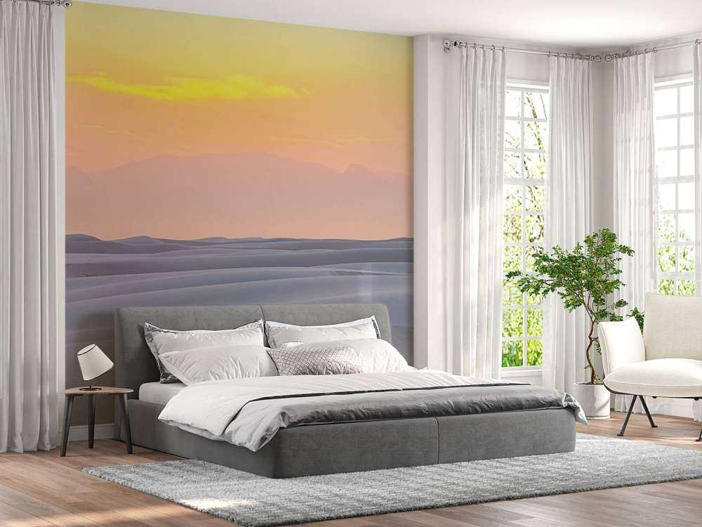 Dune di sabbia bianca