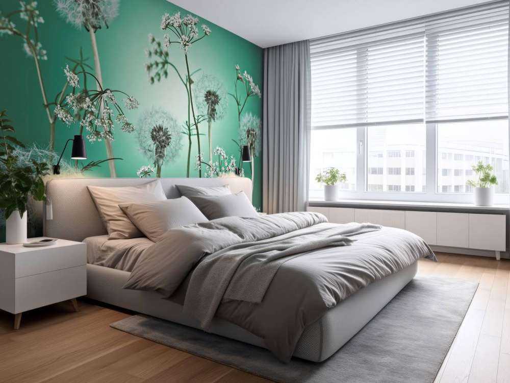 Fantasia del prato turchese