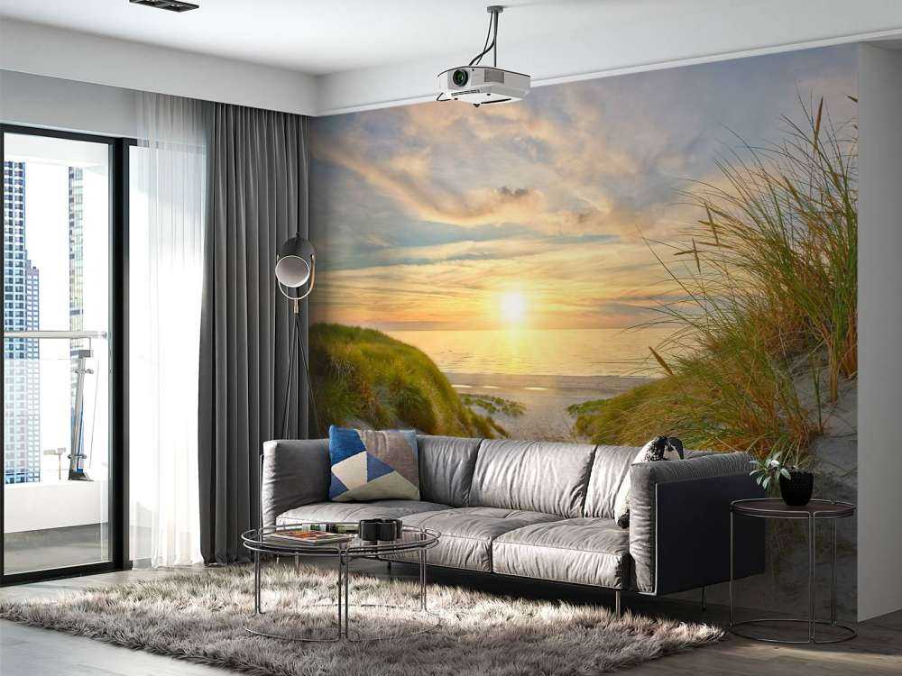 Tramonto sulla spiaggia delle dune