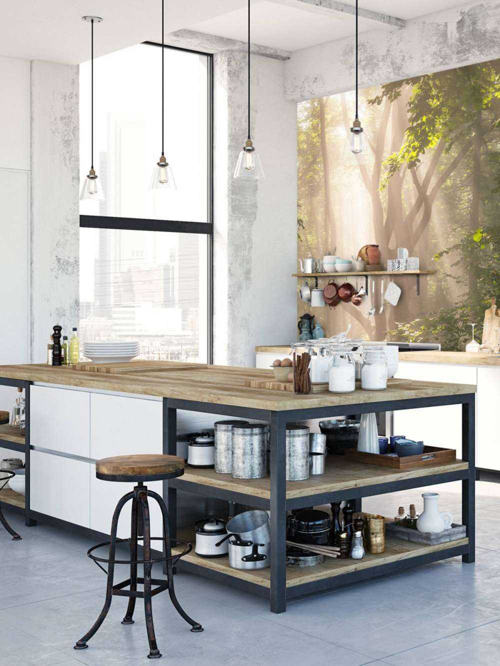 Torsione albero nella foresta