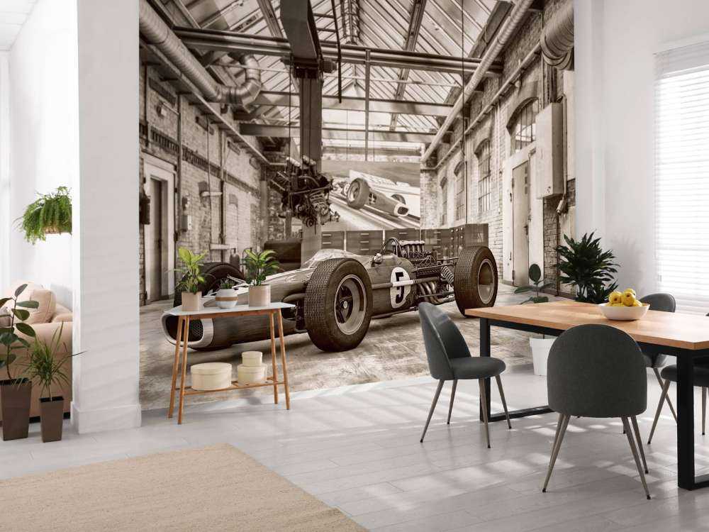 Vecchia auto da corsa