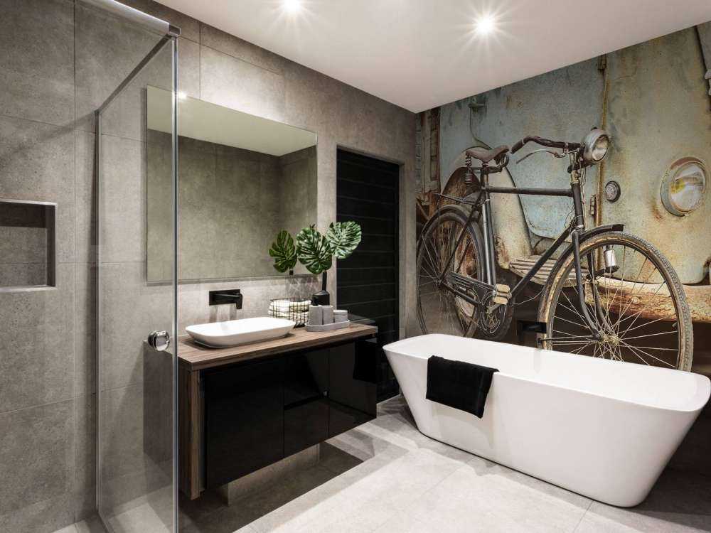 Vecchia bici retrò con camion