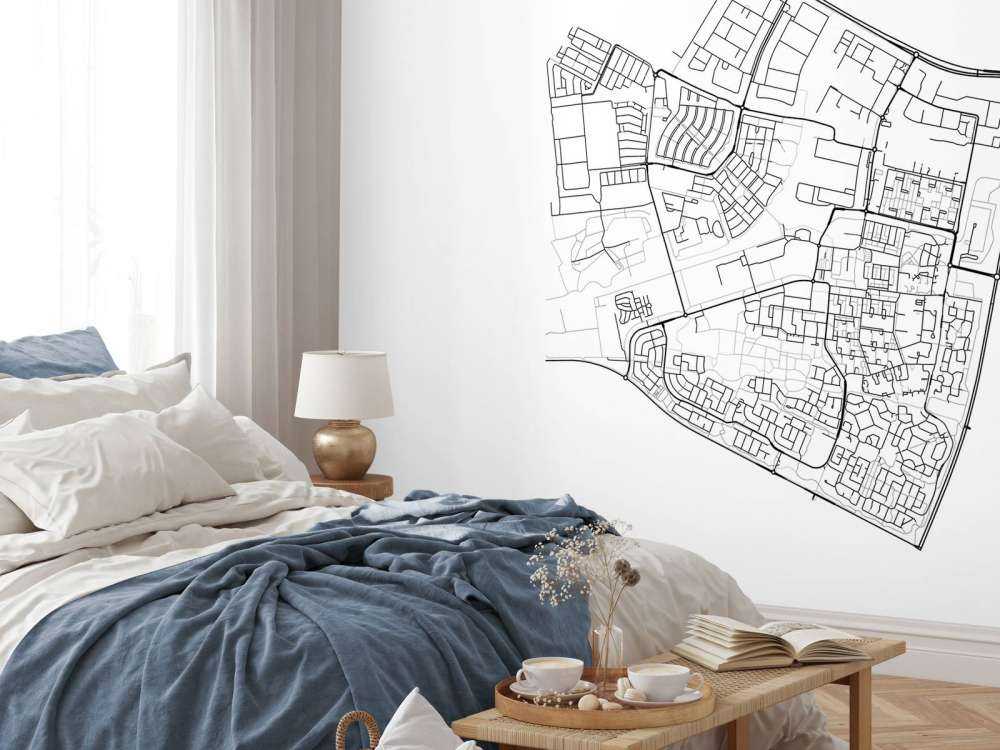 Mappa di Dronten, bianco 