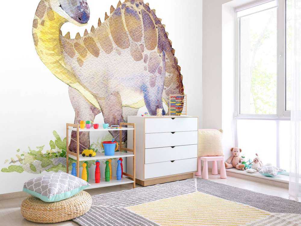 Dinosauro da acquerello