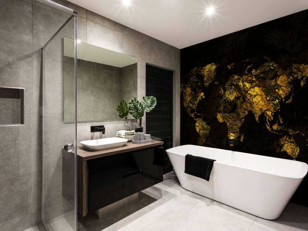 Oro della mappa del mondo