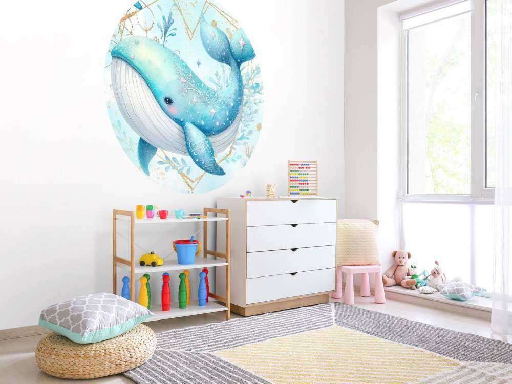 Balena magica nei sogni dell'oceano